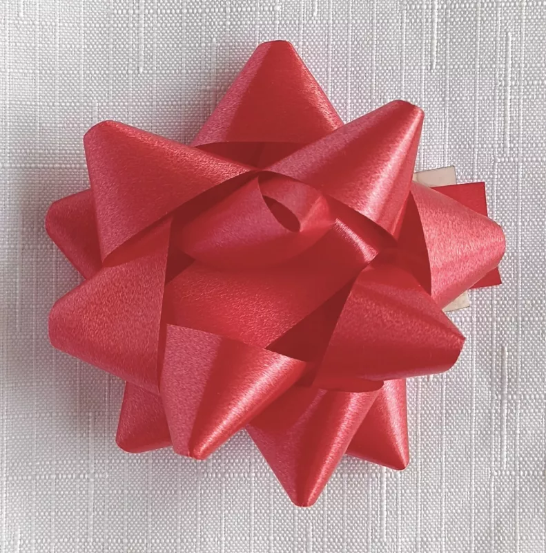 Rozeta 8 cm - světle červená Paper Design s.r.o.