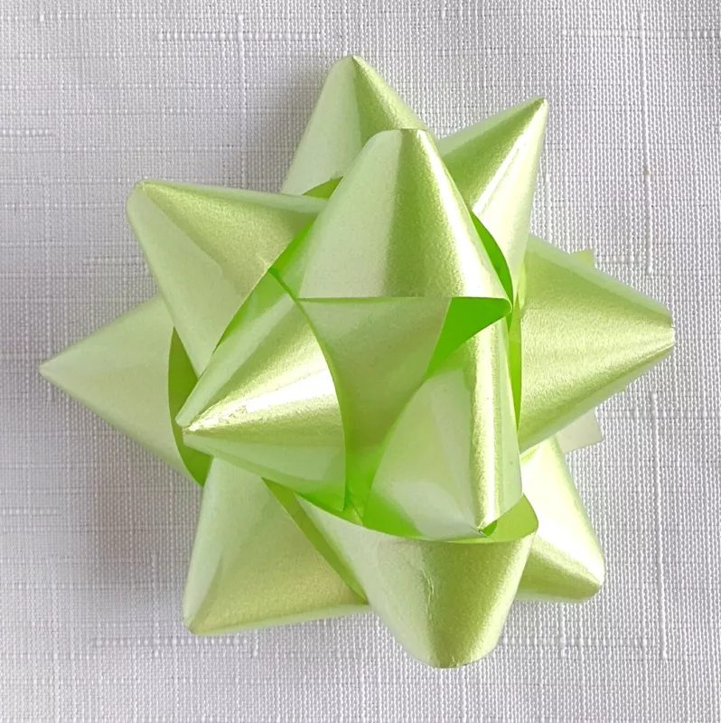 Rozeta 8 cm - světle zelená lesk Paper Design s.r.o.