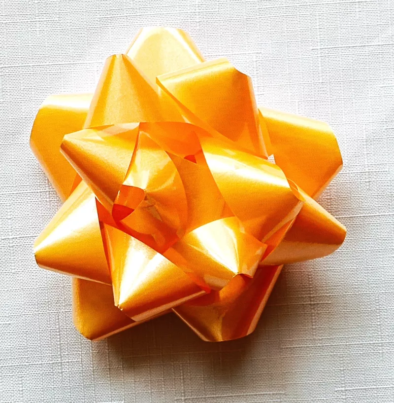 Rozeta 11 cm - oranžová lesk Paper Design s.r.o.