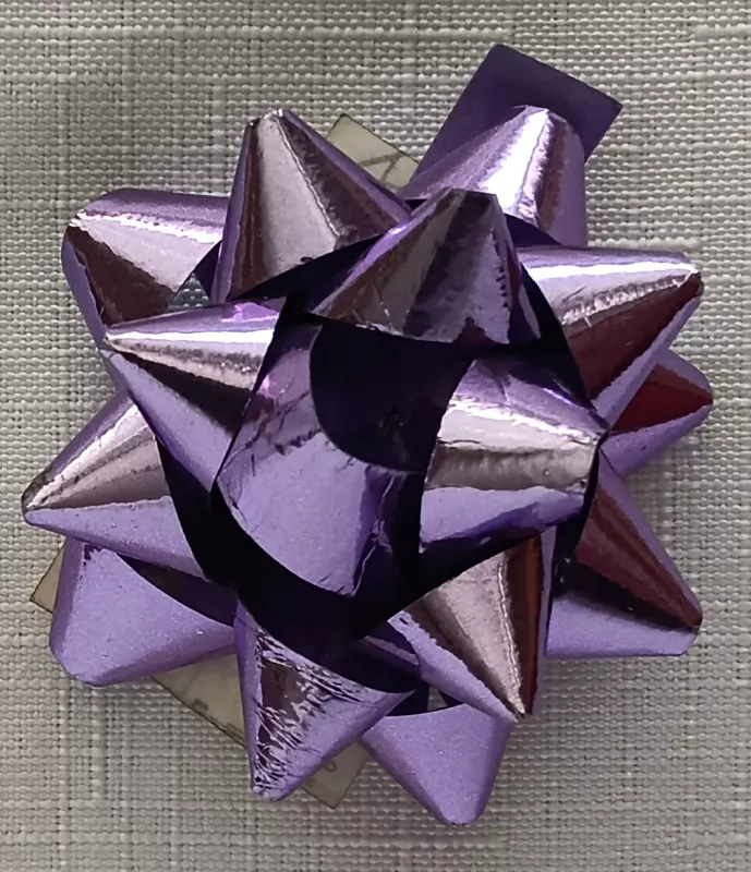 Rozeta 4,5 cm - metalická fialová Alvarak