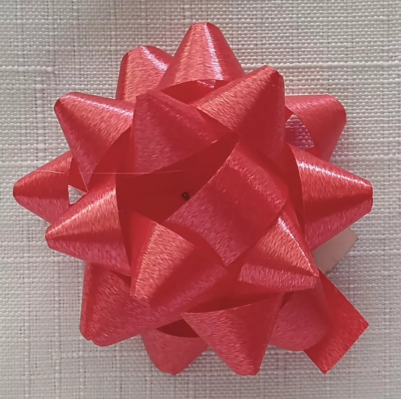 Rozeta 4,5 cm - světle červená Alvarak