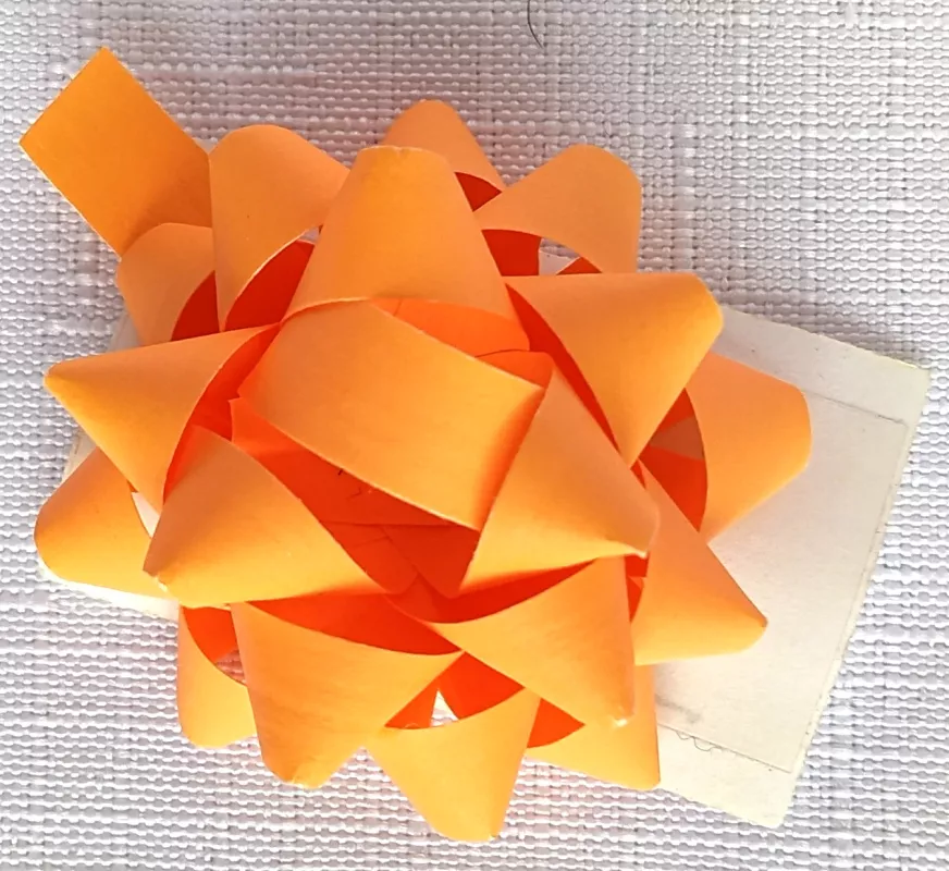 Rozeta 3,5 cm - oranžová/mat 2 Alvarak