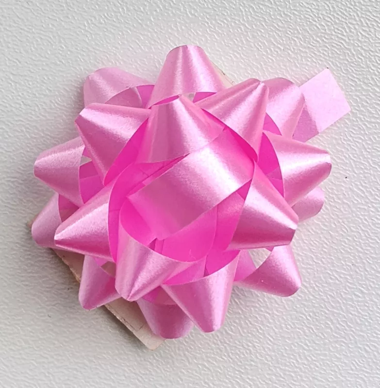 Rozeta 3,5 cm - růžová/lesk Alvarak