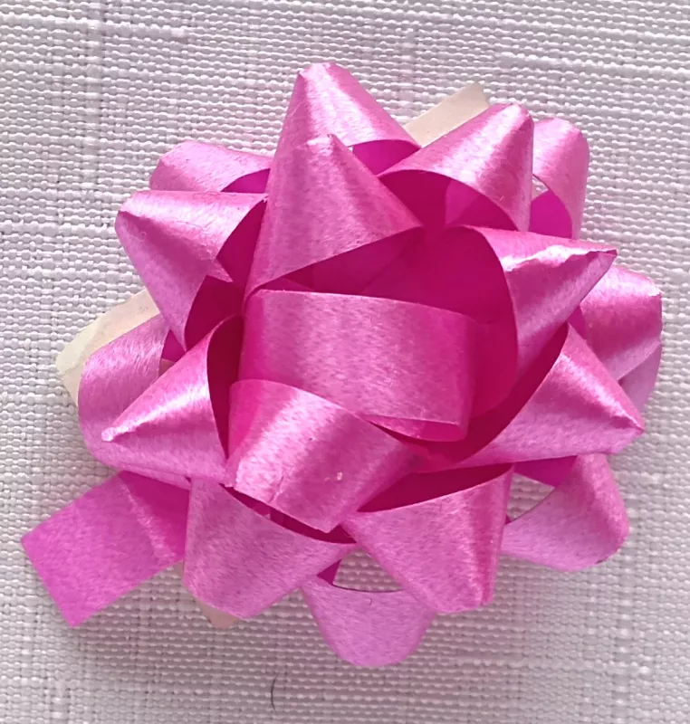 Rozeta 3,5 cm - tmavá růžová/lesk Alvarak
