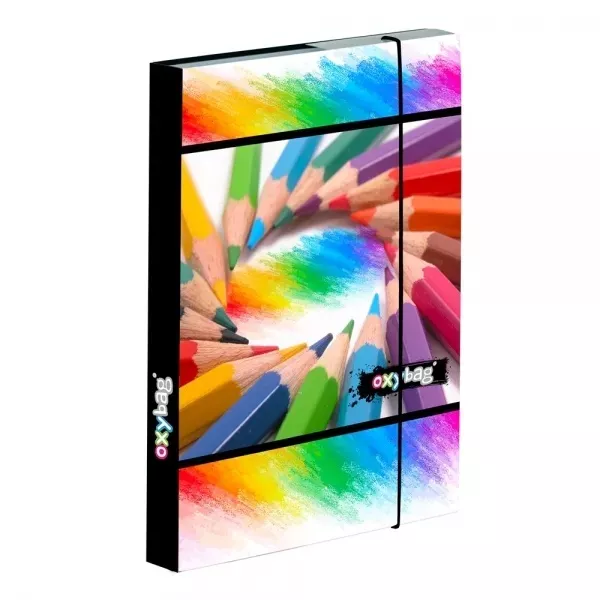 Box na sešity A5 JUMBO - Pastelky Oxybag