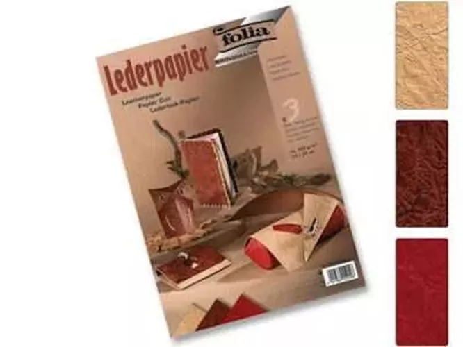 Kreativní papír - imitace kůže Folia - Bringmann