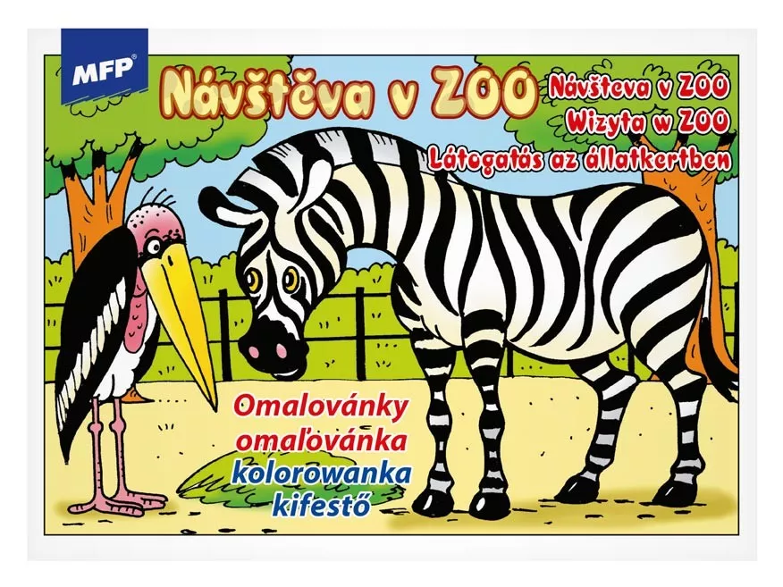 Omalovánky A5 - Návštěva v ZOO MFP paper s.r.o.