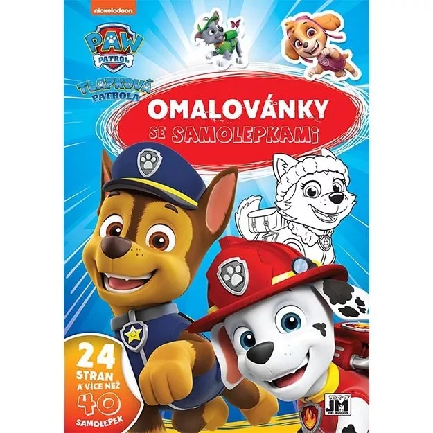 Omalovánky se samolepkami - Tlapková patrola Jiri Models