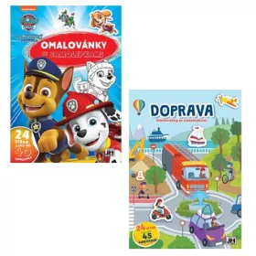 Omalovánky se samolepkami