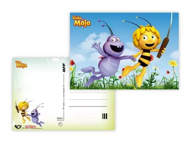 Pohlednice - včelka Mája - 5 MFP paper s.r.o.