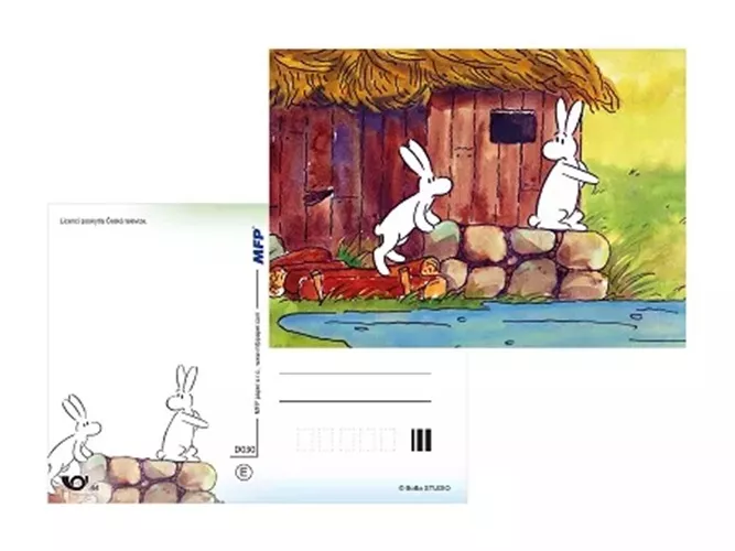 Pohlednice - Večerníčky ČT - Bob a Bobek č.2 MFP paper s.r.o.